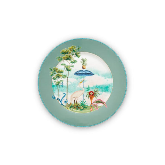 A TABLE  Assiette de présentation en porcelaine
