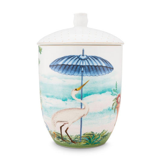 A TABLE Bonbonnière JOLIE HERON en porcelaine