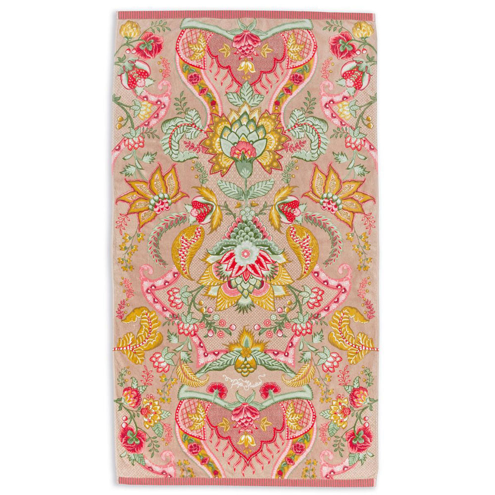 ACCESSOIRE Drap de bain Kyoto Beach Kaki en coton