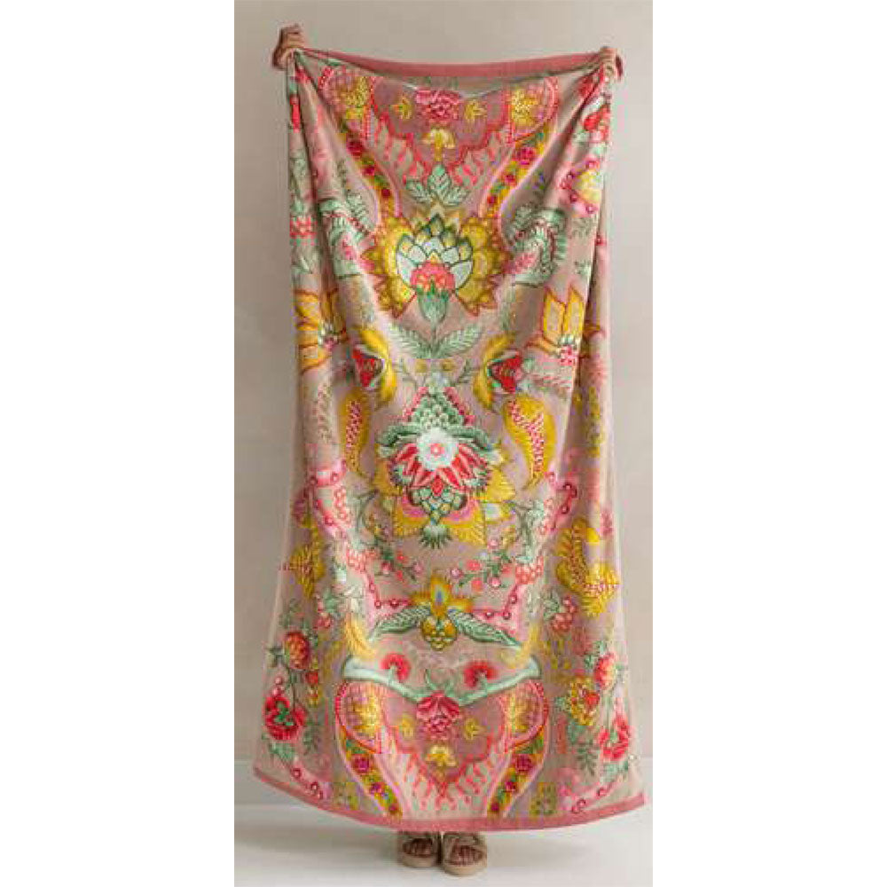 ACCESSOIRE Drap de bain Kyoto Beach Kaki en coton