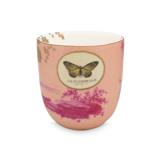 A TABLE Gd mug sans anse HERITAGE Rose en porcelaine
