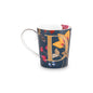 A TABLE Mug ALPHABET -D  Bleu en porcelaine