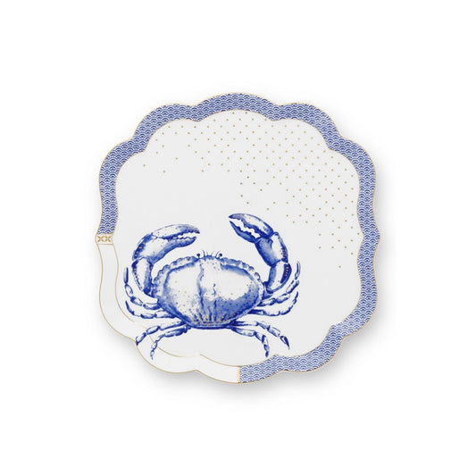A TABLE Plat ROYAL YERSEKE en porcelaine