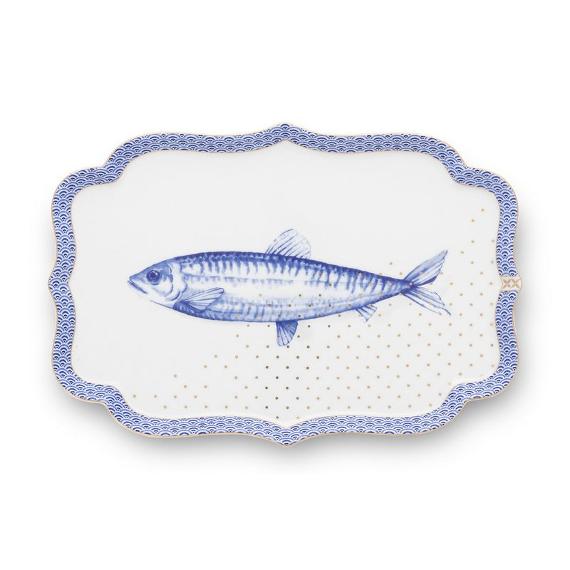 A TABLE Plat ROYAL YERSEKE en porcelaine