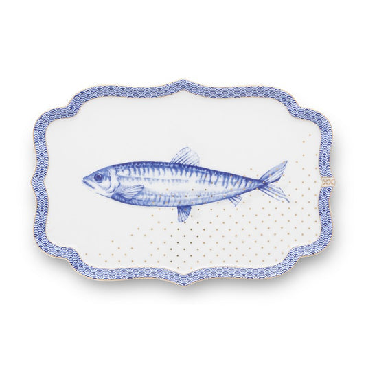 A TABLE Plat ROYAL YERSEKE en porcelaine