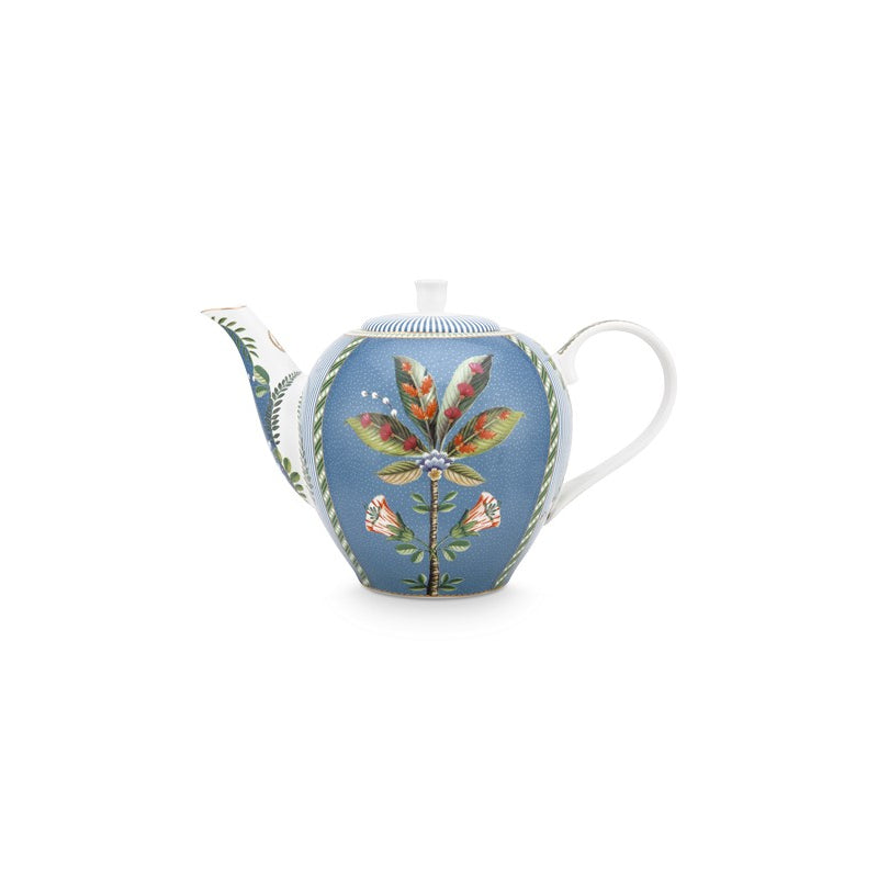 A TABLE Théière LA MAJORELLE Bleu en porcelaine 1.6l
