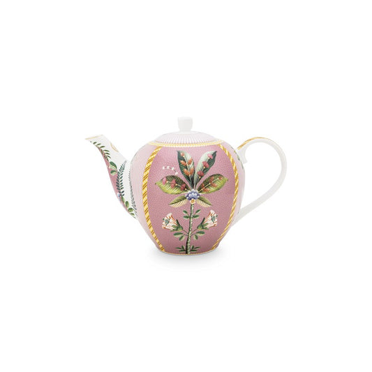 A TABLE Théière LA MAJORELLE Rose en porcelaine 1.6l