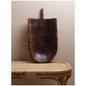 DECORATION Planche creyse en bois brut foncé avec anse