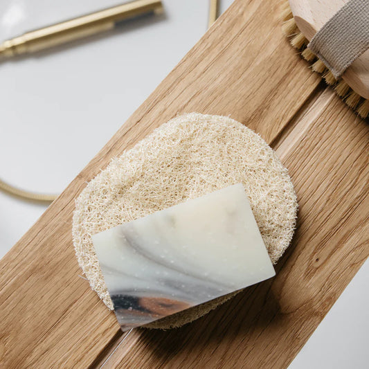 SALLE DE BAIN Porte-savon Luffa fibre végétale