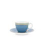 A TABLE Paire Tasse café La Majorelle Bleu en porcelaine 120ML