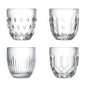 A TABLE Verre Set de 4 gobelets Expresso transparents TROQUET