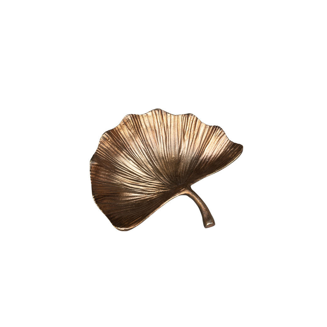 ACCESSOIRE Vide poche fleur de Ginkgo en aluminium