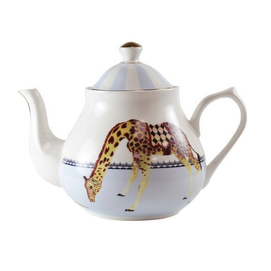 A TABLE Théière 1.3L Carnaval Girafe en porcelaine 1.3L